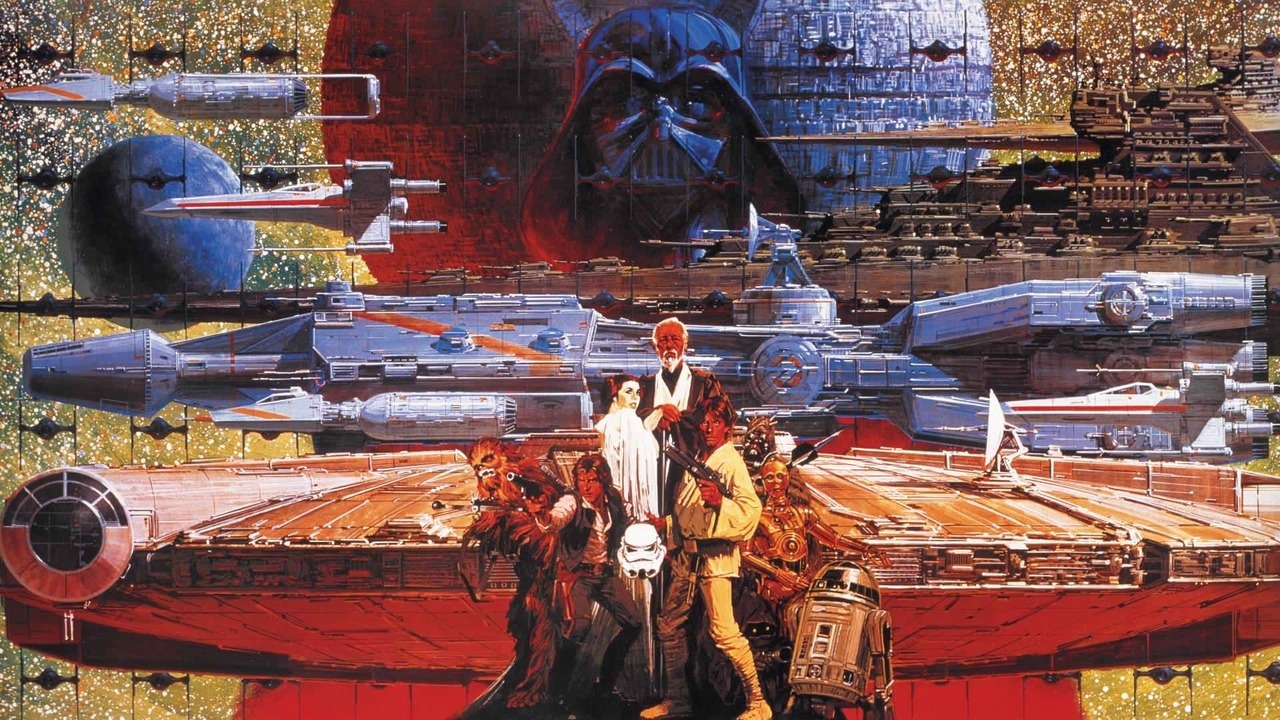 Star Wars paintings by Noriyoshi Ohrai 生頼 範義.|範義