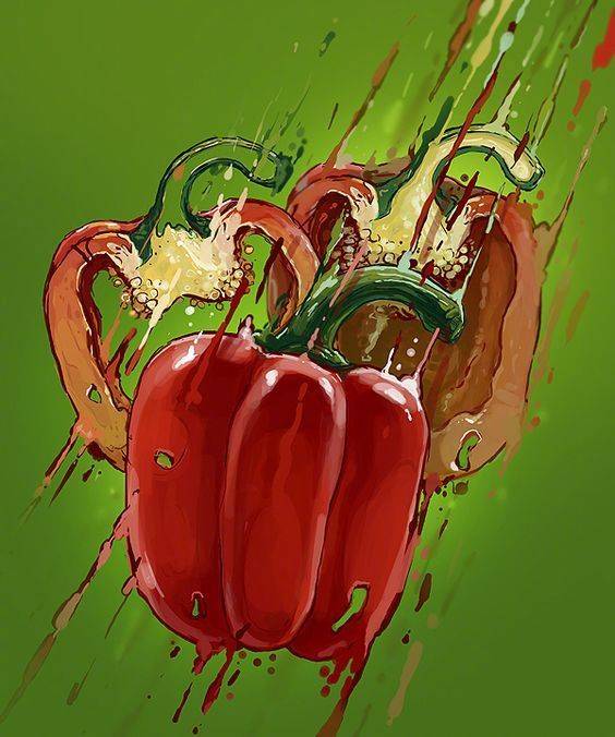 水果忍者插画师georgidimitrov绘画作品