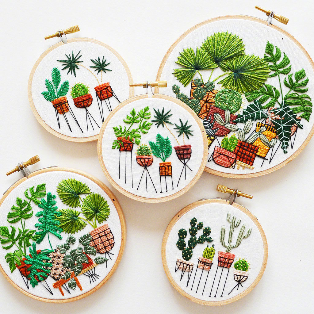 小清新创意刺绣作品艺术家sarahkbenning