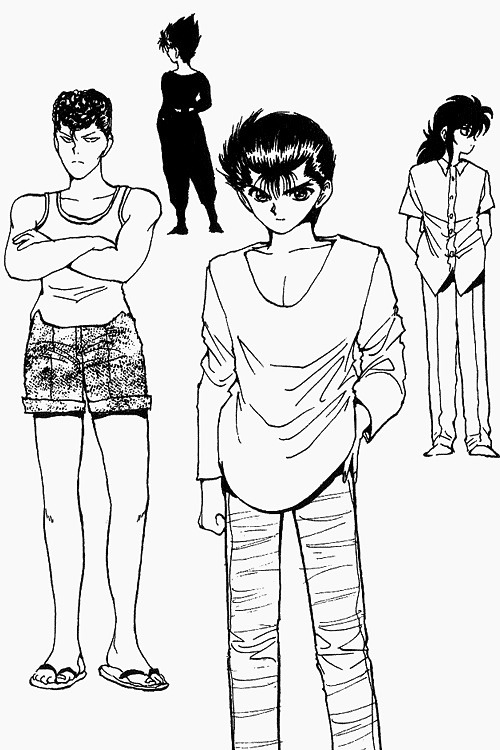 富坚义博. 幽游白书…….