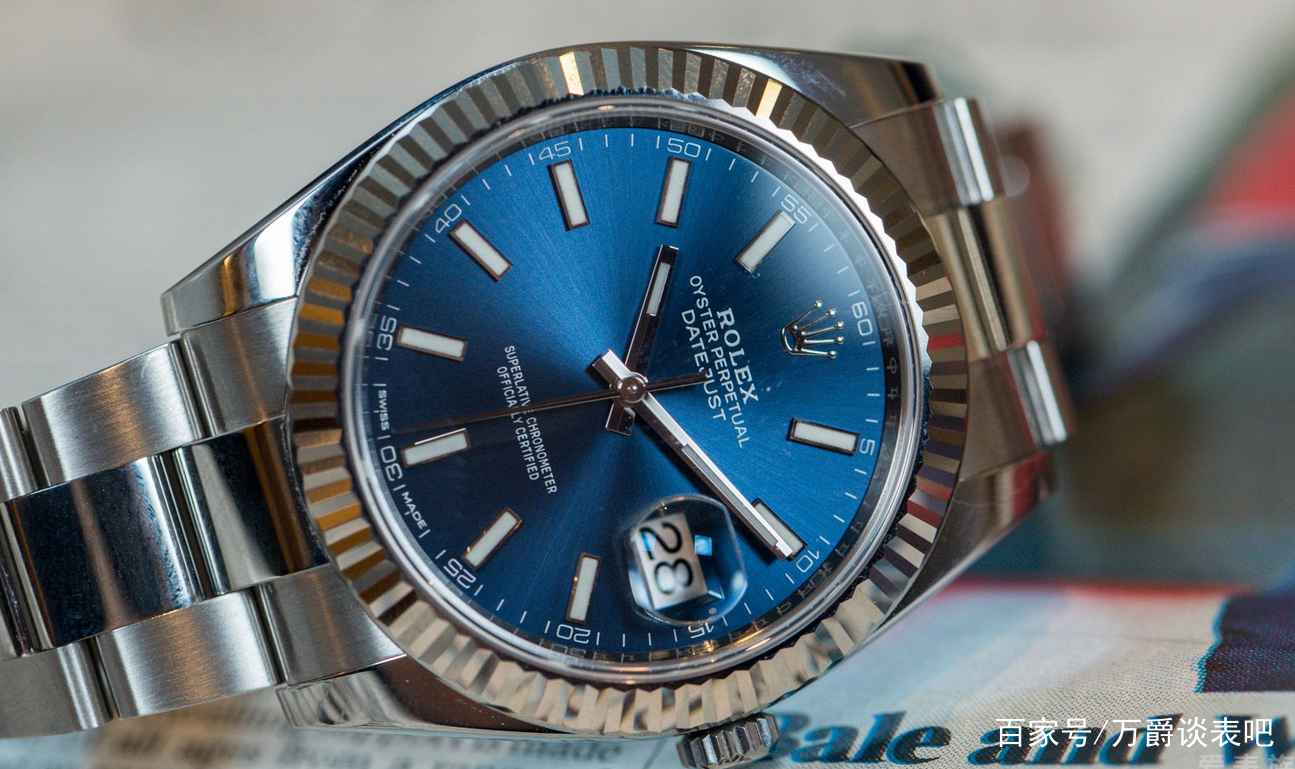 万爵谈表品鉴ar出品劳力士904l钢蓝面日志