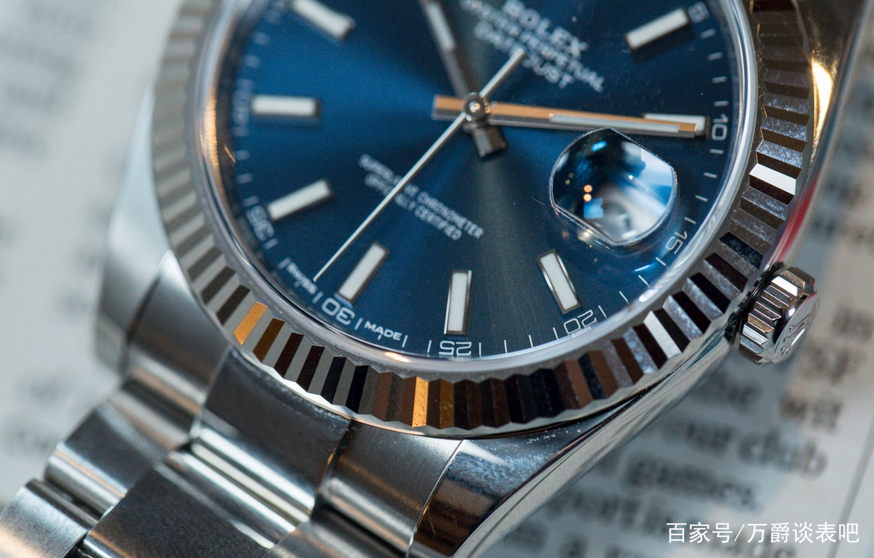 万爵谈表品鉴ar出品劳力士904l钢蓝面日志