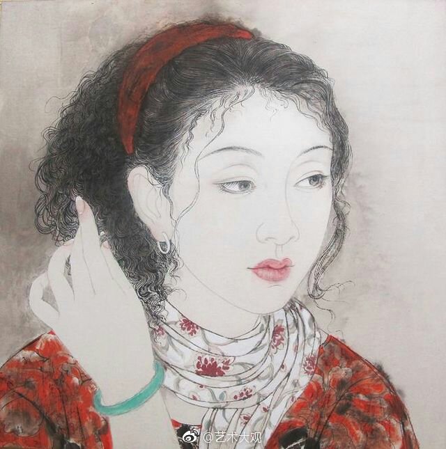 杨佩璇人物工笔画选集-1杨佩璇,女,1967年生于广东饶平.