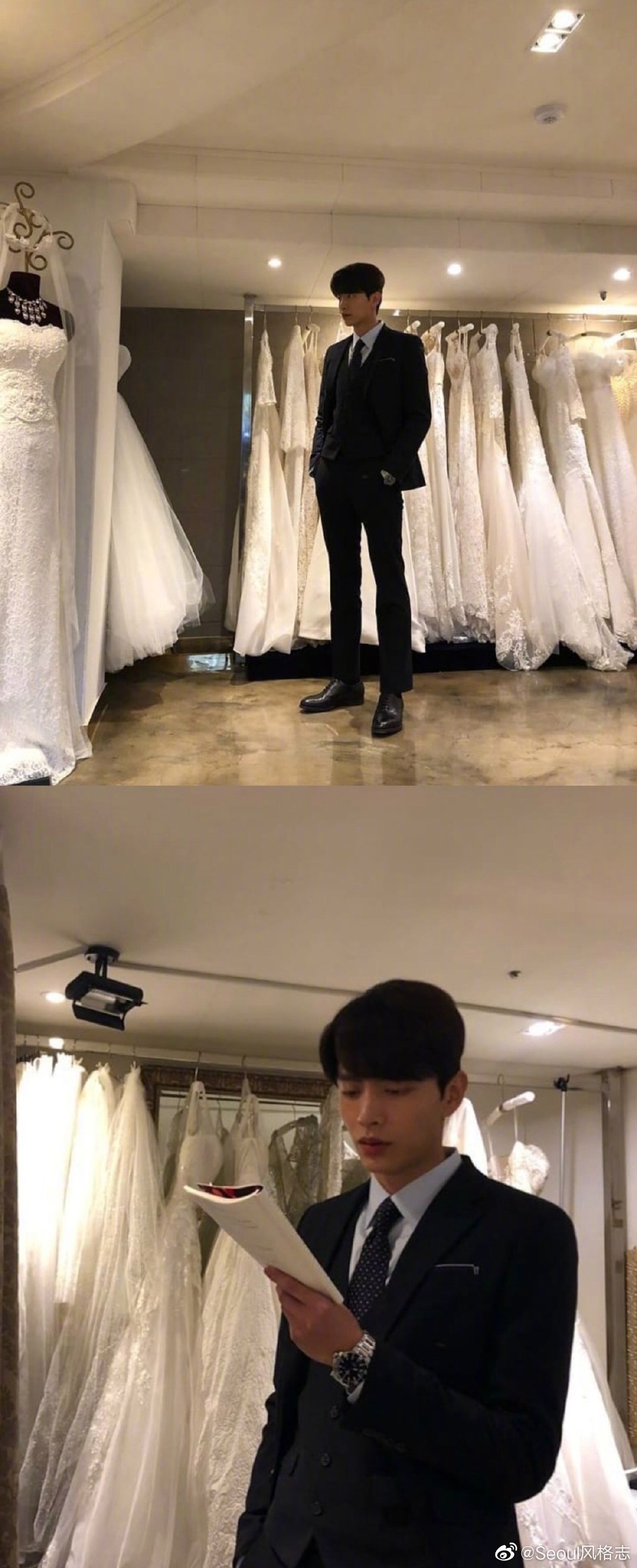 又帅又憨的演员李民基,是位真实行走的衣架