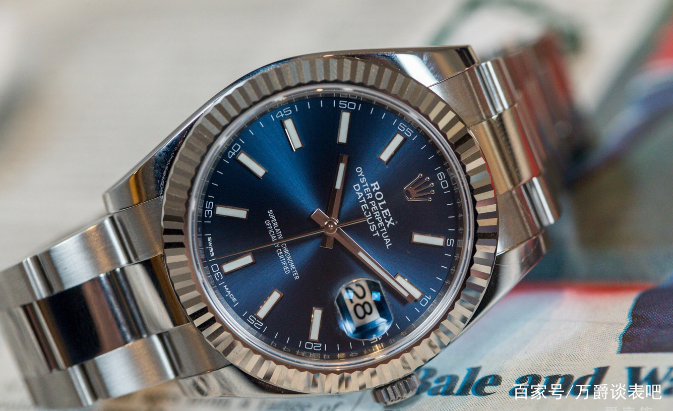 万爵谈表品鉴ar出品劳力士904l钢蓝面日志