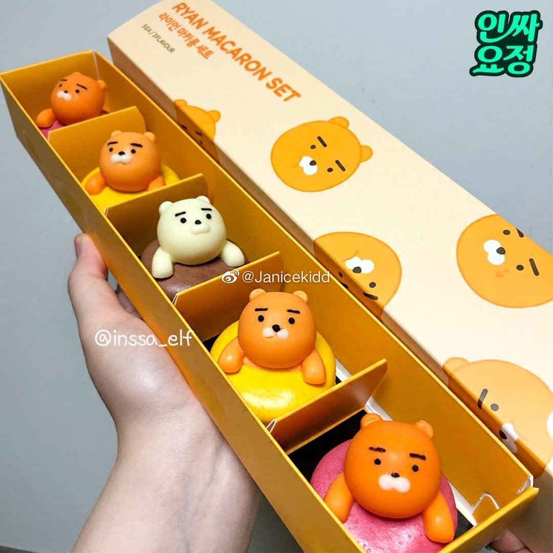 韩国kakao Friends推出立体ryan造型的马卡龙外观可爱治愈 韩国kakao Friends推出立体ryan造型的马卡龙外观可爱治愈