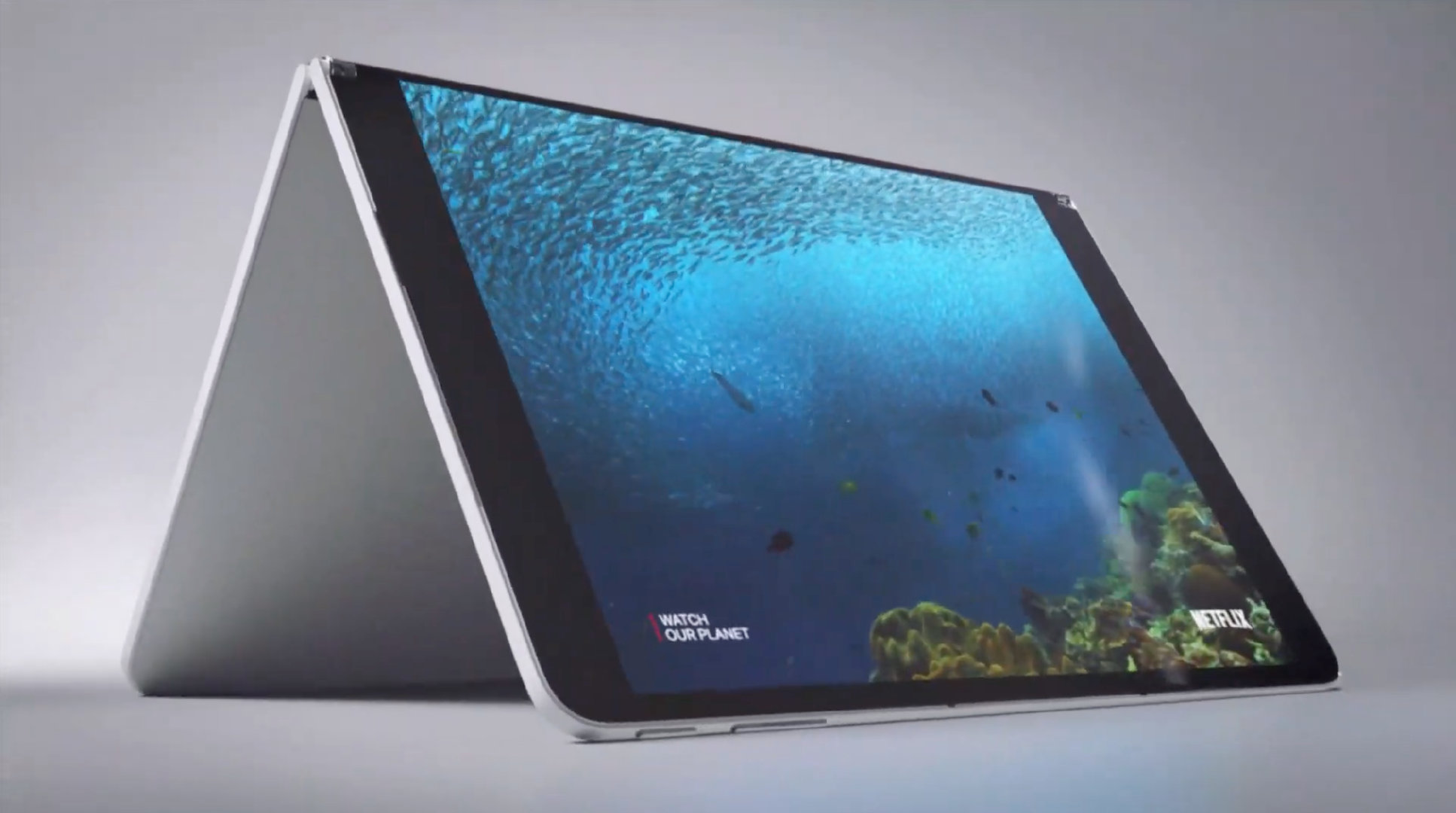 微软今天展示了双屏折叠设备 surface neo