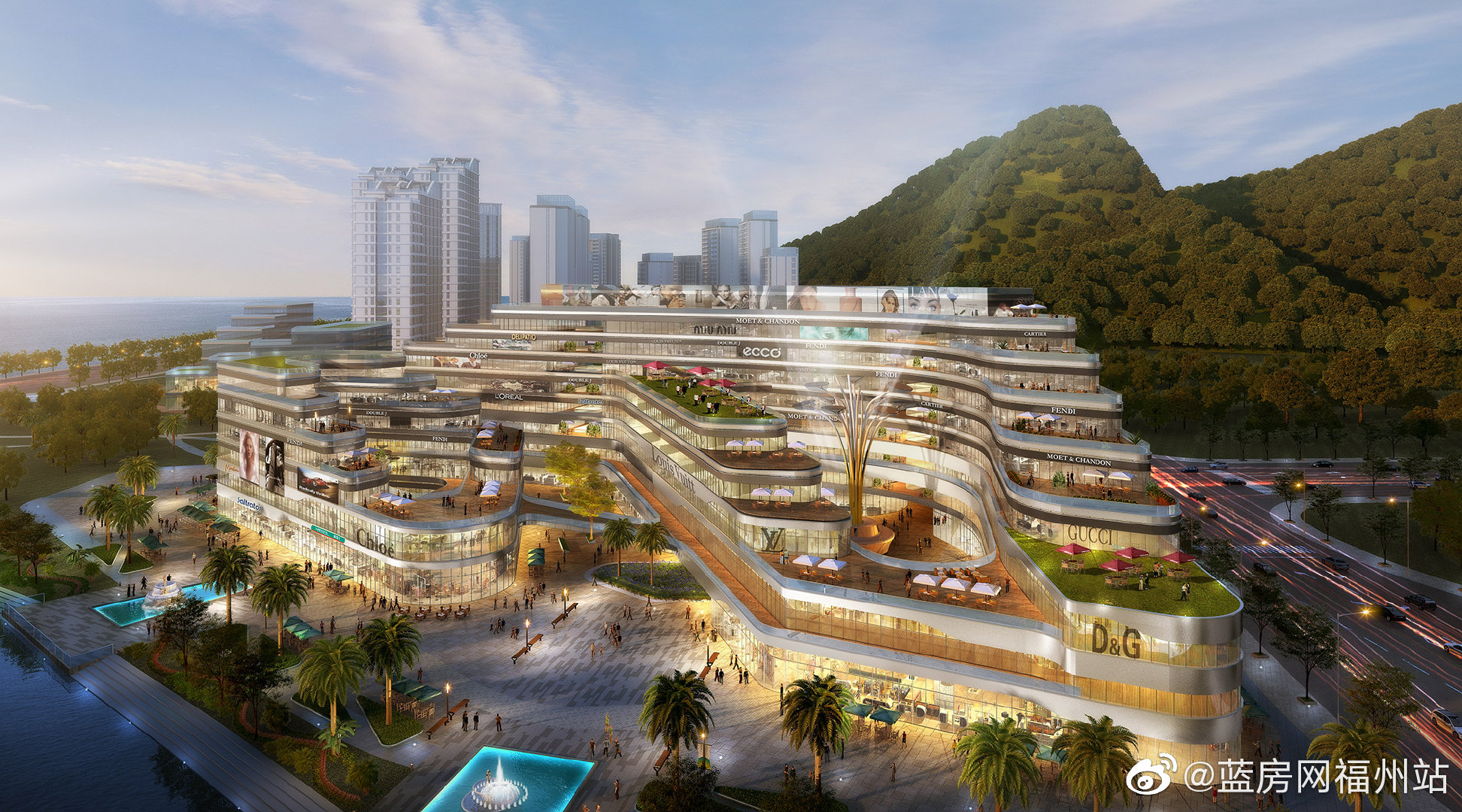 泰禾福州湾d地块住宅,soho及商业最新效果图及实景图