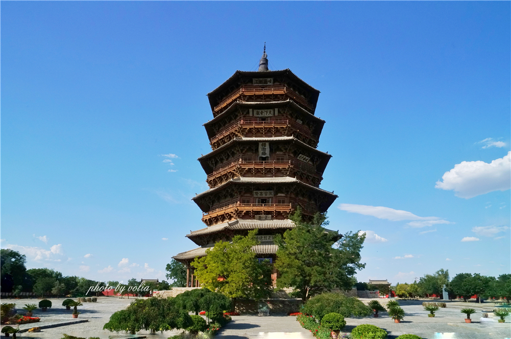 应县佛宫寺释迦塔位于山西省朔州市应县城内西北佛宫寺内