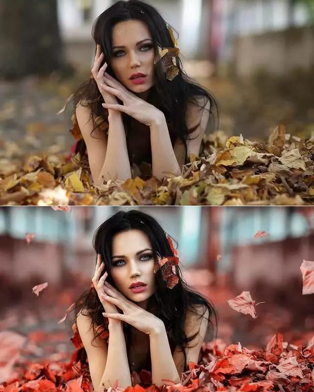 一组照片经过ps的前后对比这差别太大看完给大神跪了