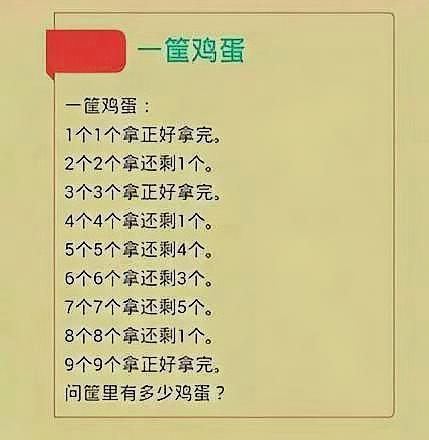 这6道小学数学智力题,难住了许多大人,大学生表示压力很大
