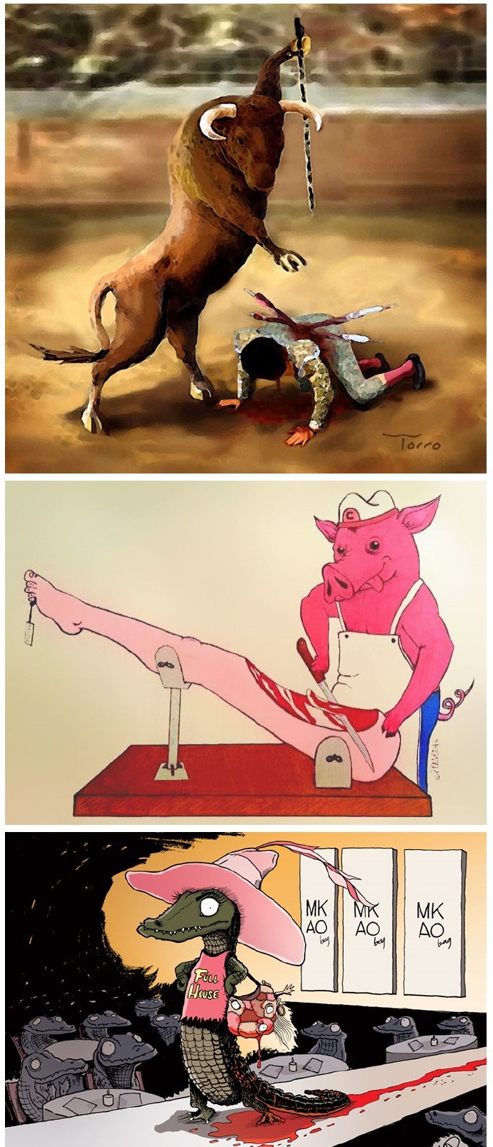 如果人和动物的角色互换会怎么样呢