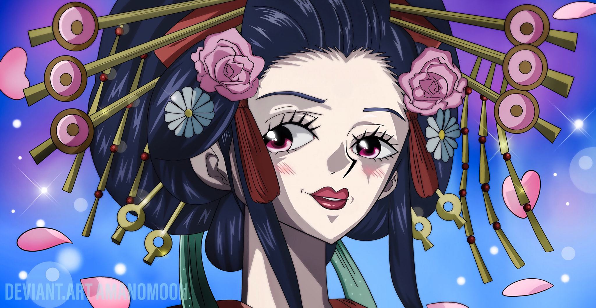 《海贼王》花魁小紫死之谜,女神成"躺尸",背后或隐藏重大秘密