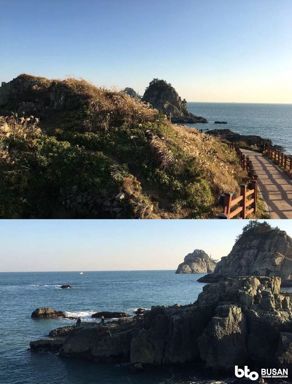 冬日里的釜山五六岛