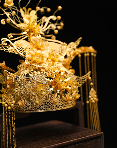 12星座专属"古风凤冠",摩羯座低调玛瑙凤冠,双子座大方凤冠