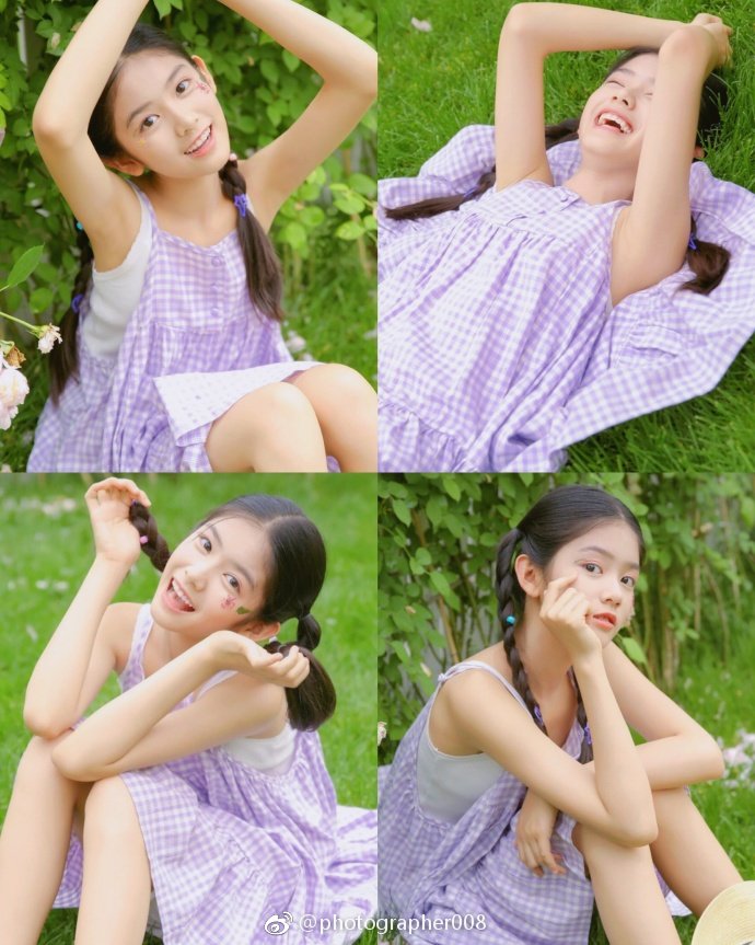 赵蕴卓2006年生今年12岁干净清新元气满满的美少女