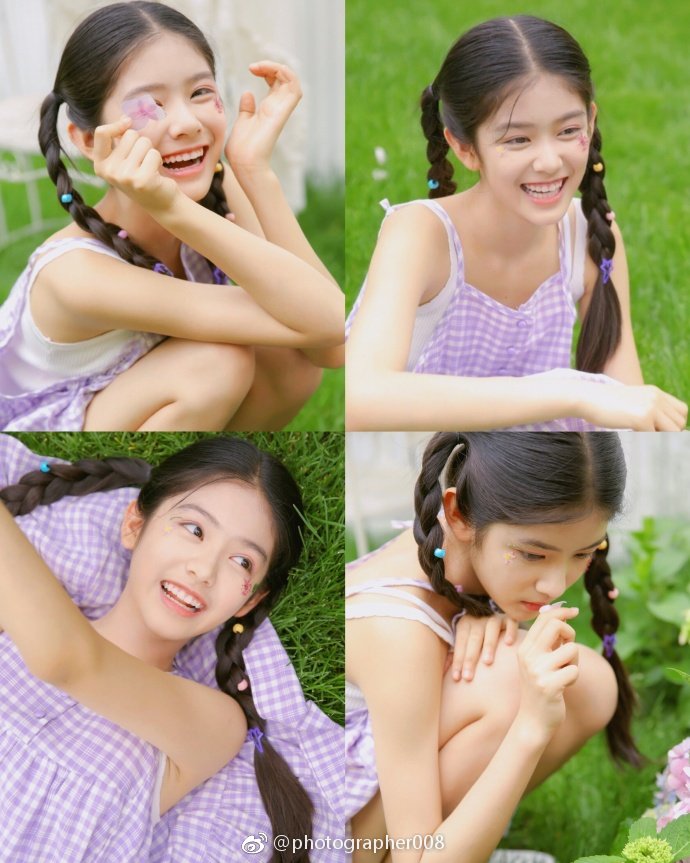 赵蕴卓2006年生今年12岁干净清新元气满满的美少女