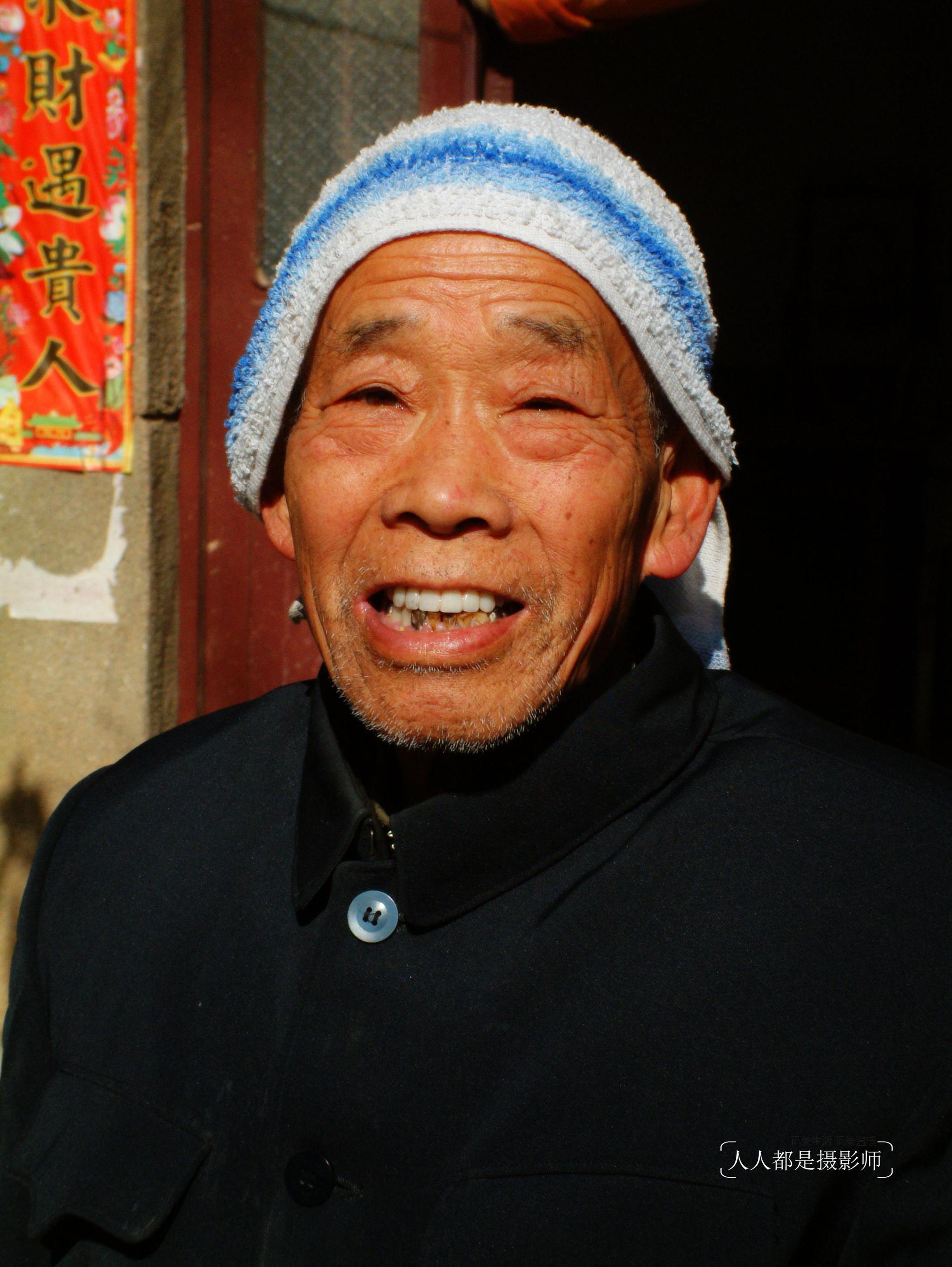 陕北包头巾老农照片图片