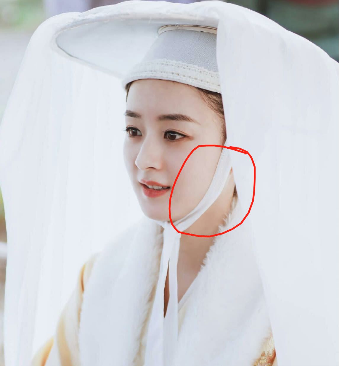 赵丽颖拍《知否》脸胖了好大一圈,绳子都勒紧