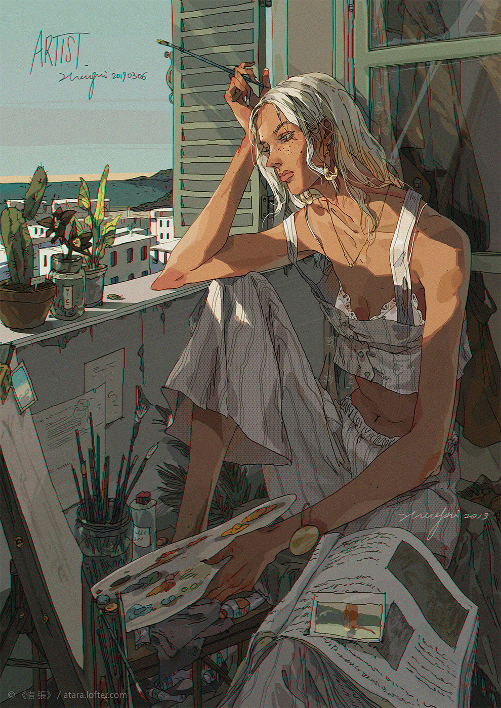 生活是艰难的，但要坚持下去插画家和概念艺术家 张惜（Xi Zhang）