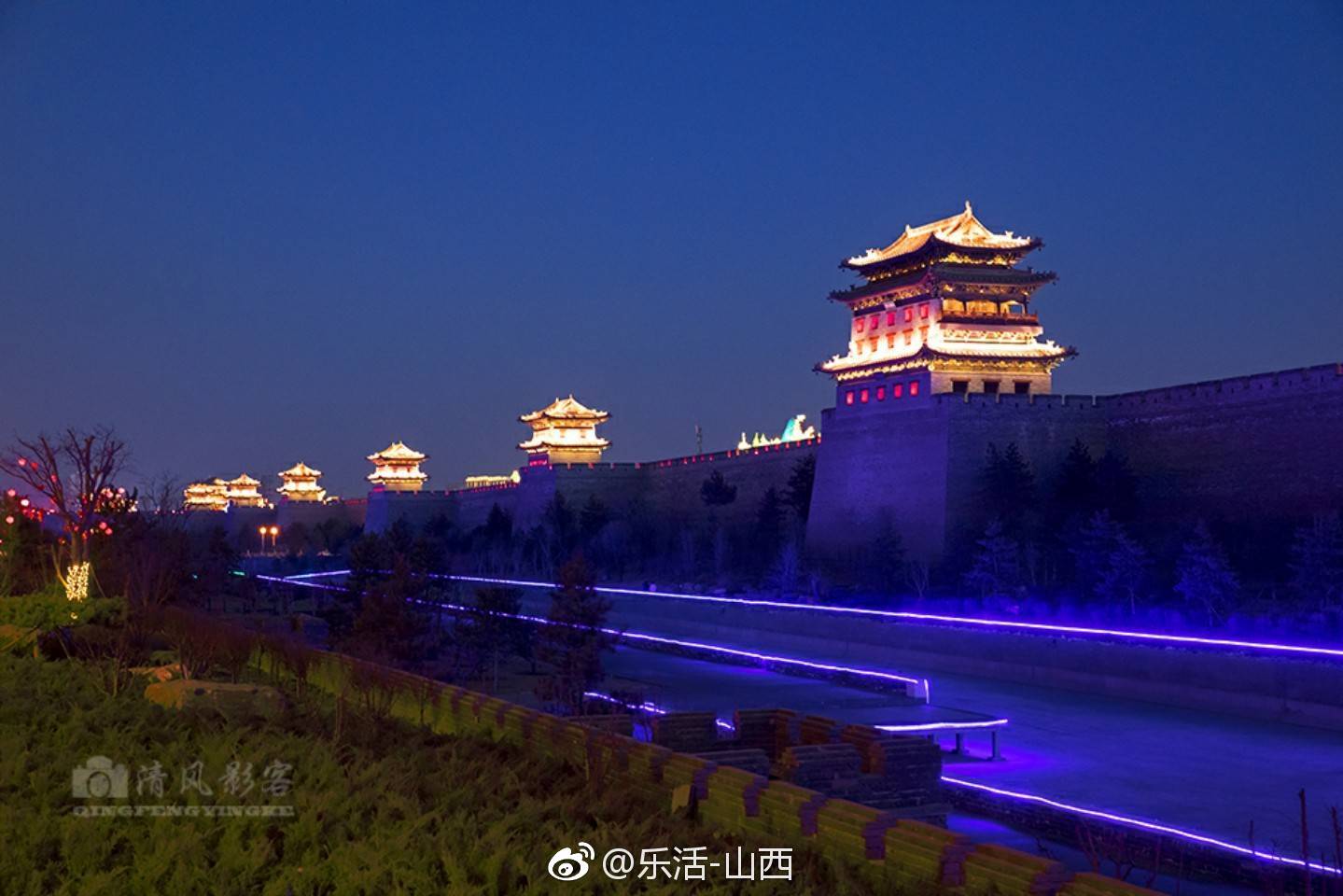 大同,一座越夜越美丽的城市!@清风影客