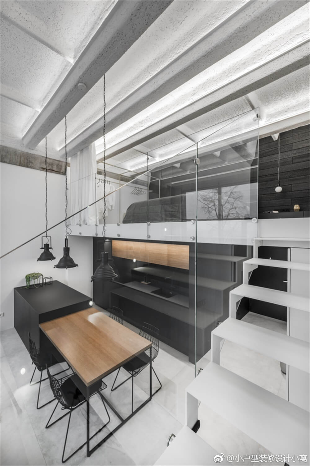 64㎡极简主义工业风loft公寓|极简主义|公寓|工业_新浪新闻