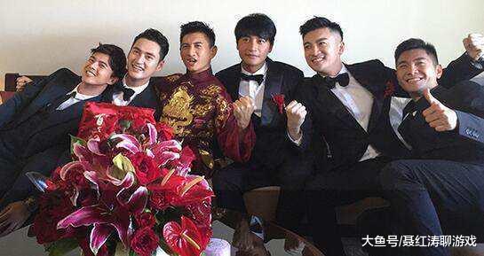明星结婚伴郎团,陈小春最霸气,清一色古惑仔