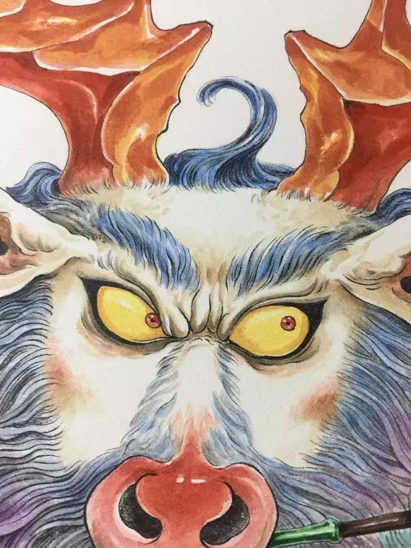 太震撼了85后帅哥笔下的鬼神世界让人一眼就爱上网友大神何时开画展