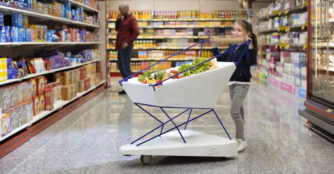 做个超市购物车,竟配自制动功能