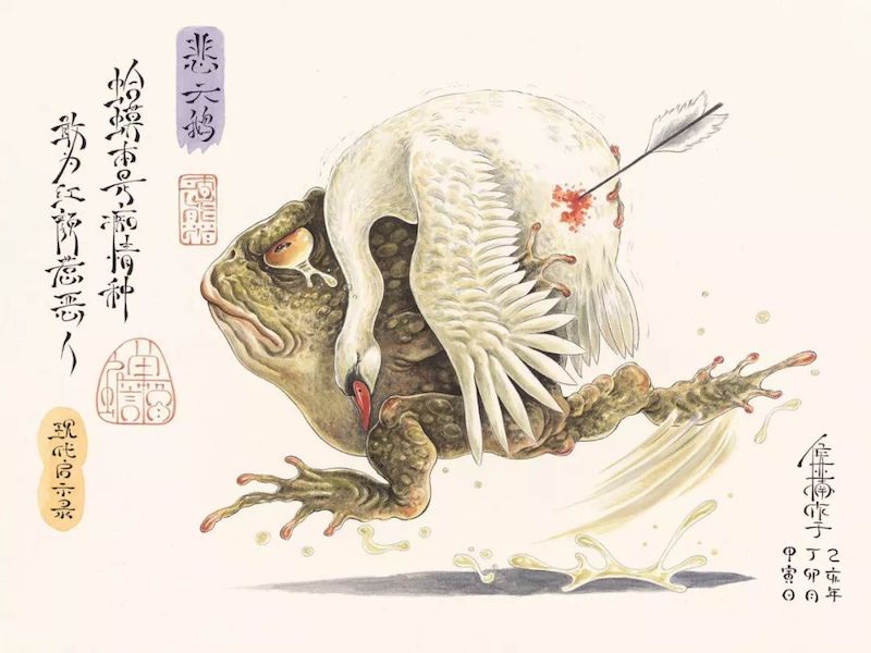 太震撼了85后帅哥笔下的鬼神世界让人一眼就爱上网友大神何时开画展