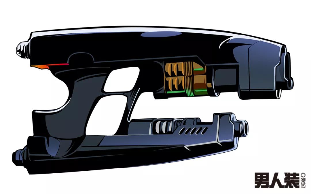 所以元素枪只能被拥有皇家血统的星爵一人使用,而且元素枪是可以使用