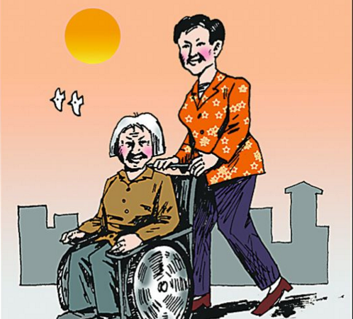 那年推轮椅陪母亲走过半座城