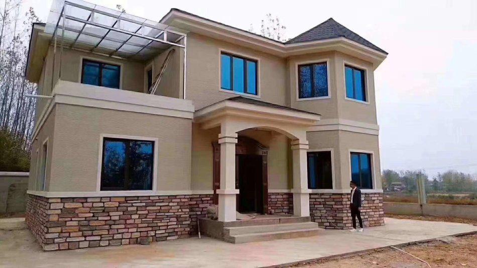 看到农村轻钢别墅实景案例很多人咨询想要来一套