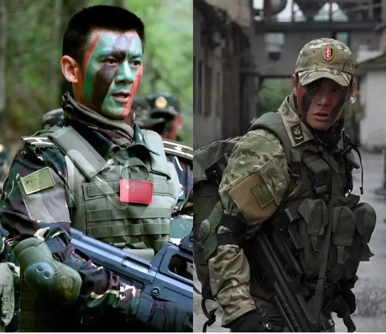 首先,出于任务上的隐蔽性,军人在脸部涂上迷彩,是为了更好地伪装自己
