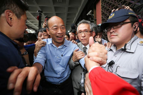 高雄市长韩国瑜。（图片来源：台湾“中时电子报”）