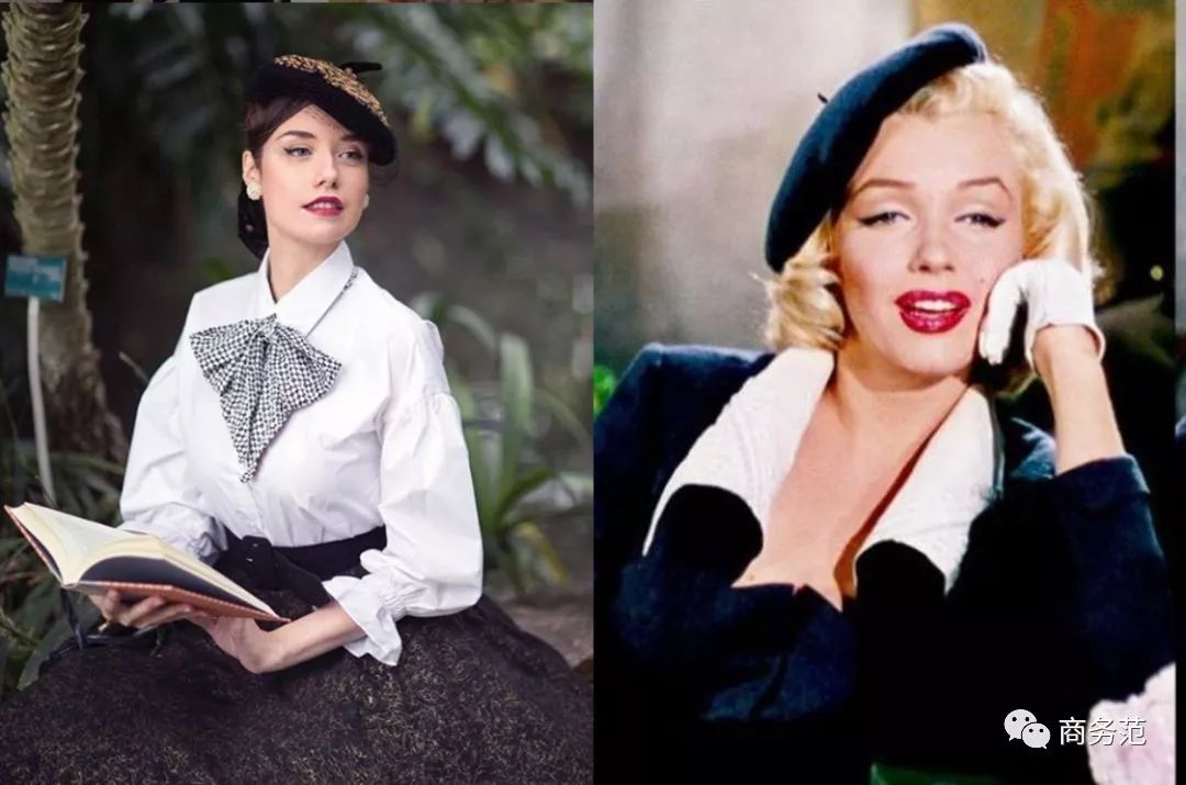 论穿衣复古风我服这个法国女人