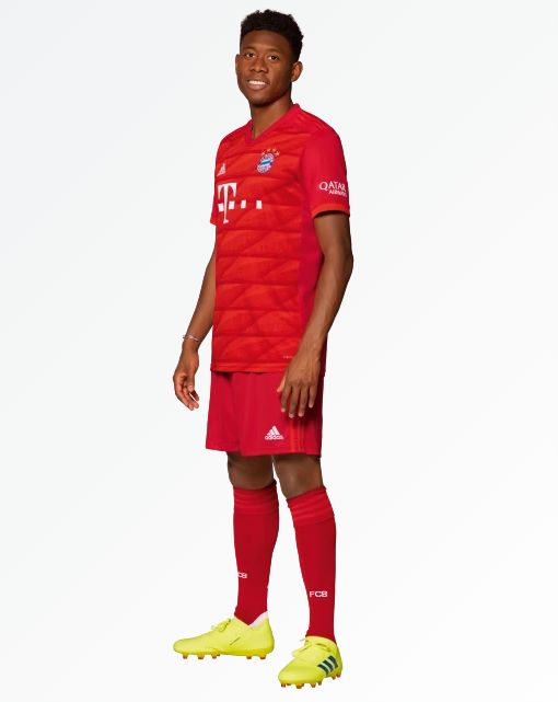 阿迪达斯发布拜仁慕尼黑19-20赛季主场球衣