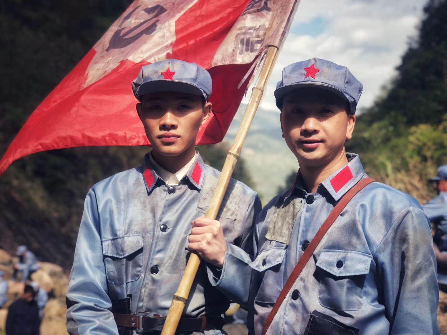 浙江纪录片挺进师紧张拍摄国庆献礼