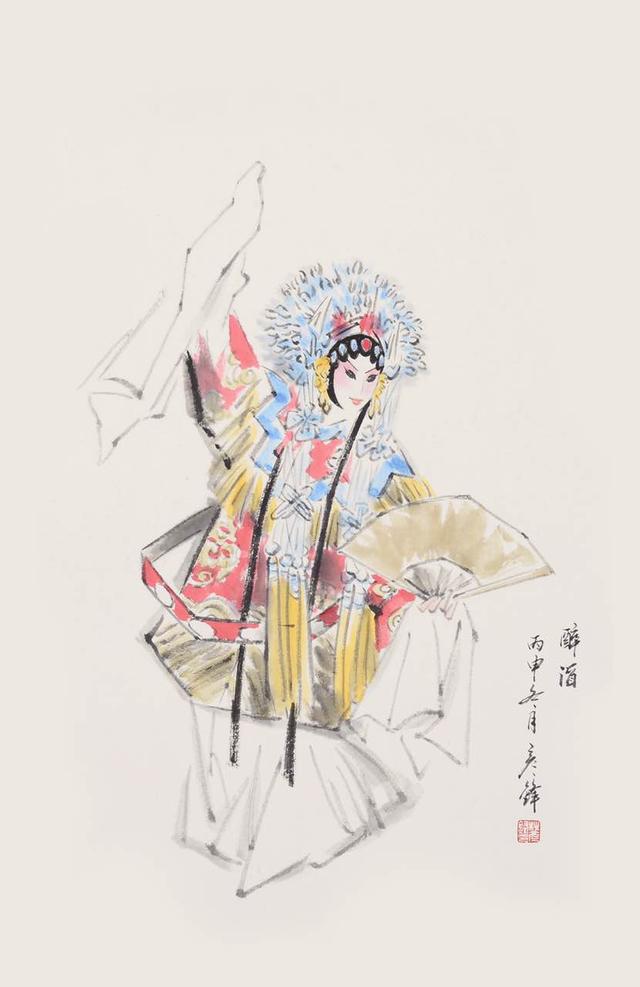 全民艺术联盟|书画家杜彦锋笔下的戏曲人物