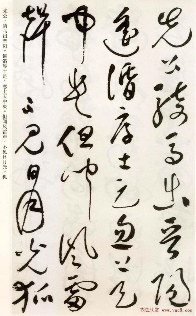 祝允明草书作品欣赏自书诗卷五章