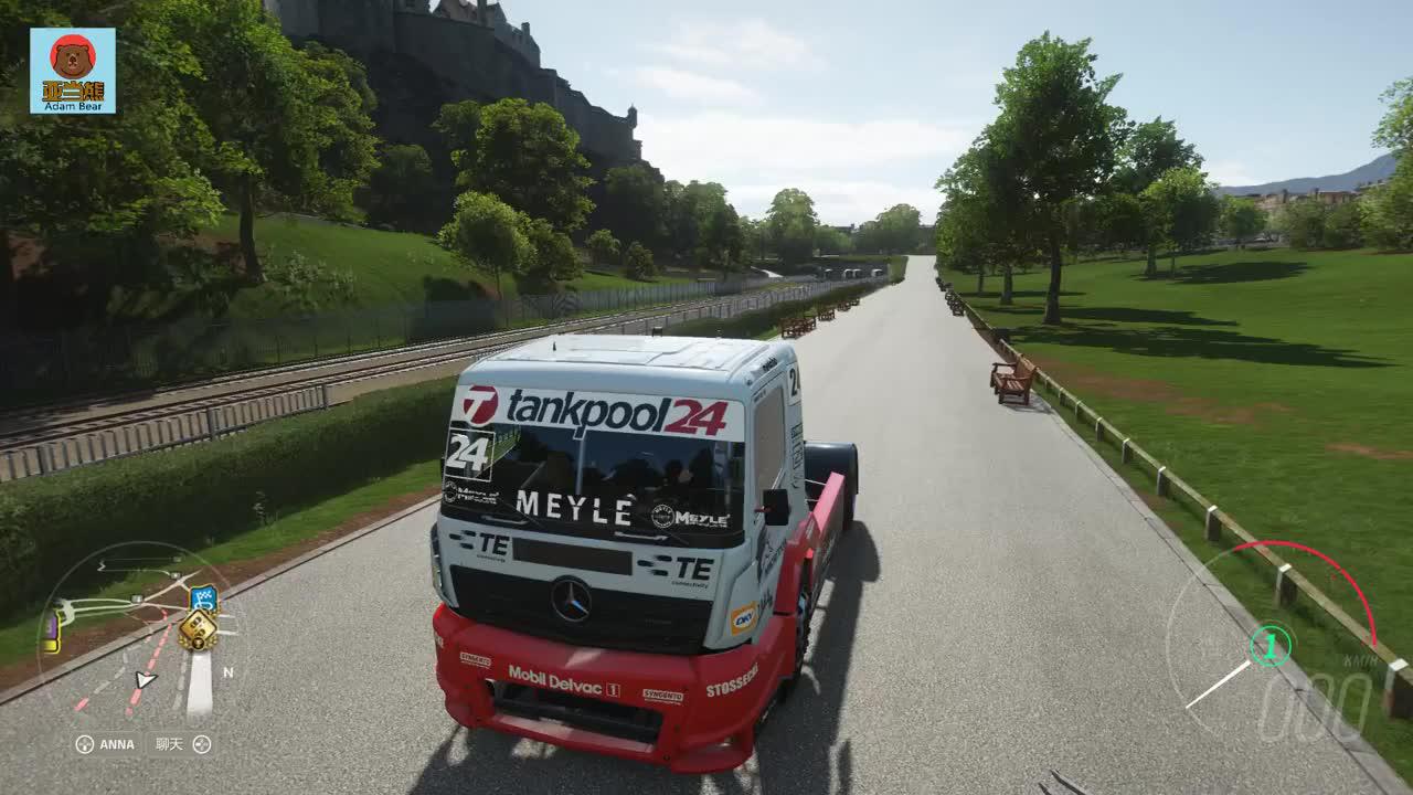 亚当熊 地平线4:开着卡车挡电车会发生什么?