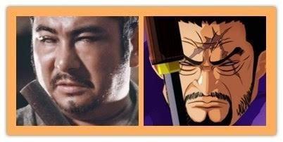 关于新三大将的原型,目前我们只知道藤虎的人物原型是——座头市,至于