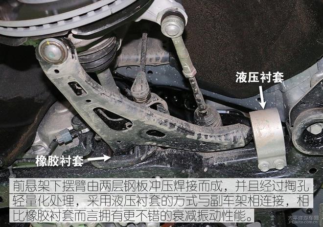 前悬架解析2019款昂科威作为小改款车型,底盘整体布置和结构基本保持