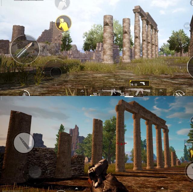 然后是一片树林,再然后是"水城",还有就是"废墟"了,最后则是沙漠地图