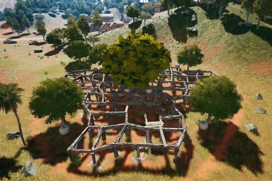 绝地求生:雨林有个天然吉利服,钻进去就隐身,放大10倍也没破绽