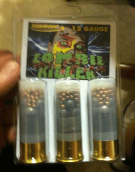 双独头弹(double slug)可能美国人觉得一颗弹头怕太孤独