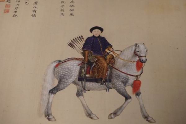 郎世宁画《果亲王允礼像 局部早期传教士们从世界各地带回了许多