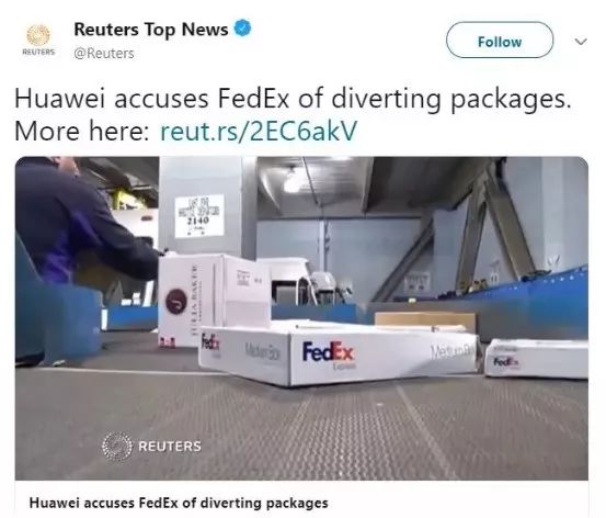 联邦快递真的只是错投华为包裹吗