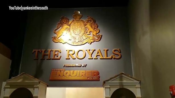 博物馆中的皇室展区（图源：英国《镜报》）