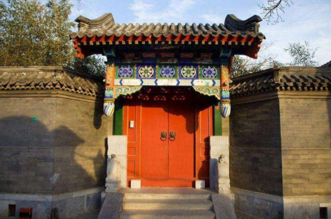 四合院中装饰性极强的建筑——垂花门|四合院|垂花门|屏门_新浪新闻
